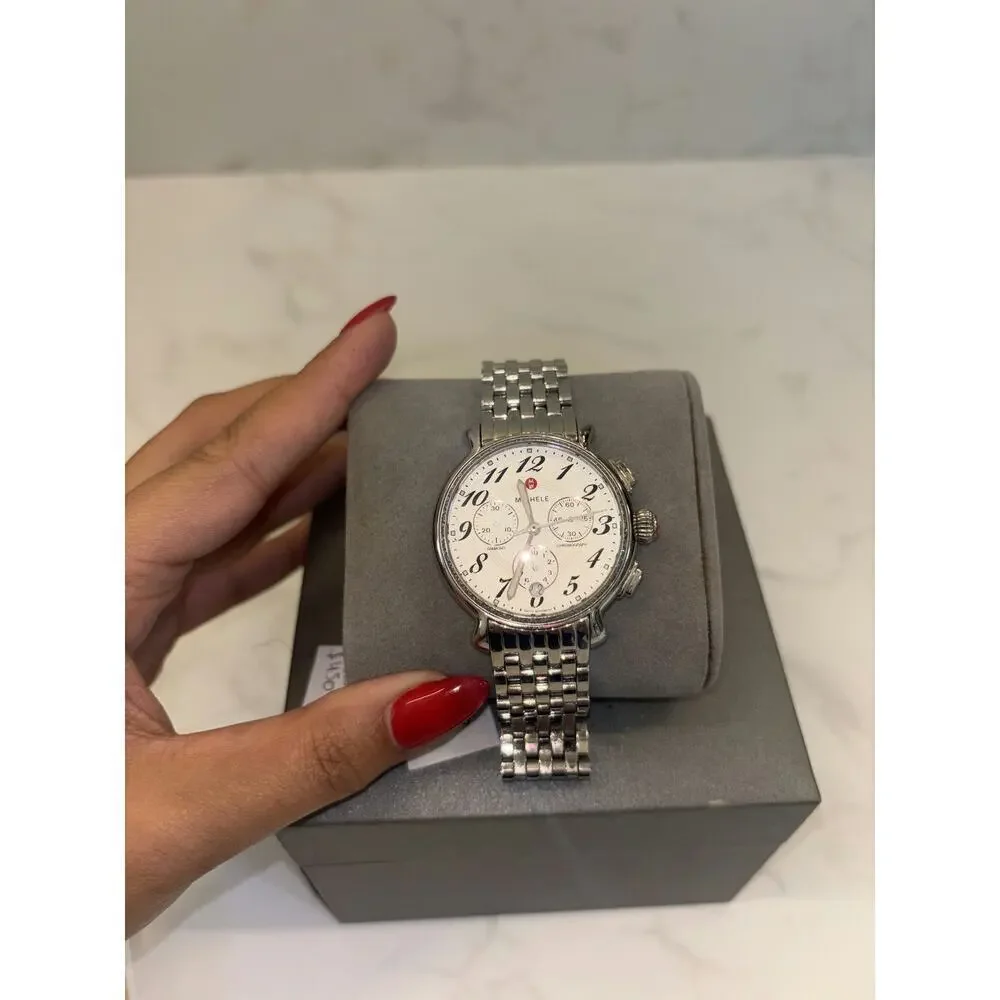 Michele Stainless Steel Watch - Excellent Condition
